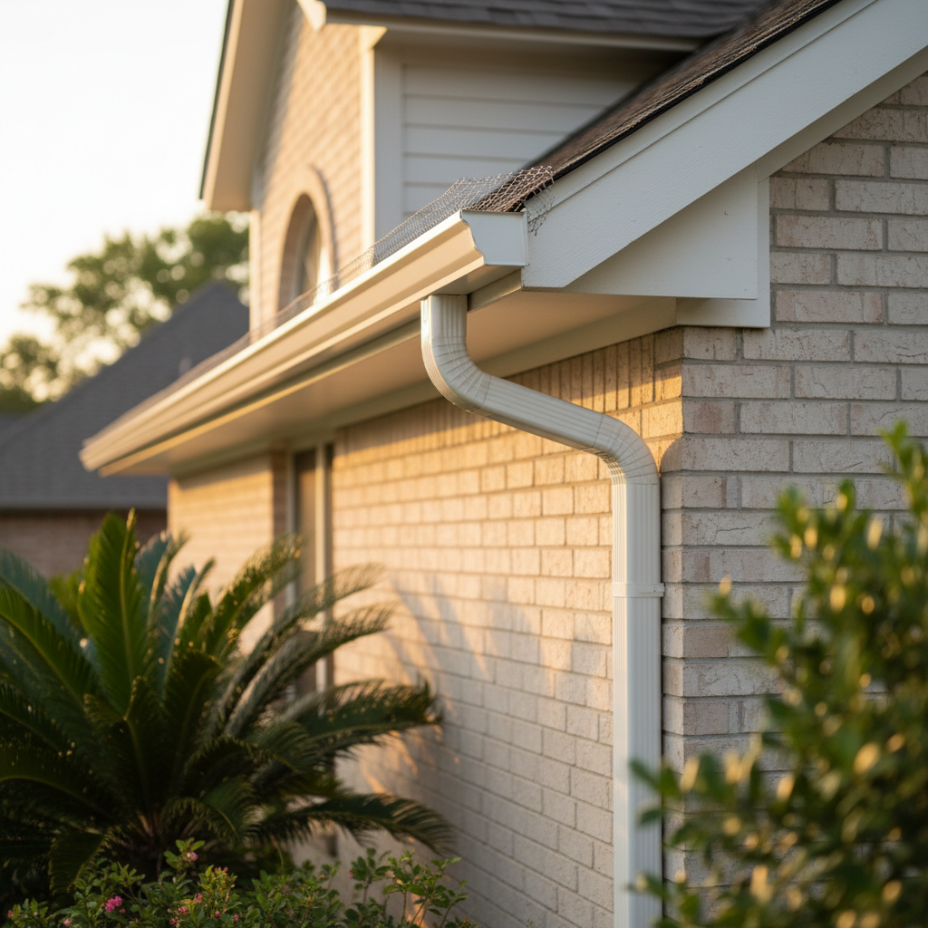 Gutters and downspouts Houston TX