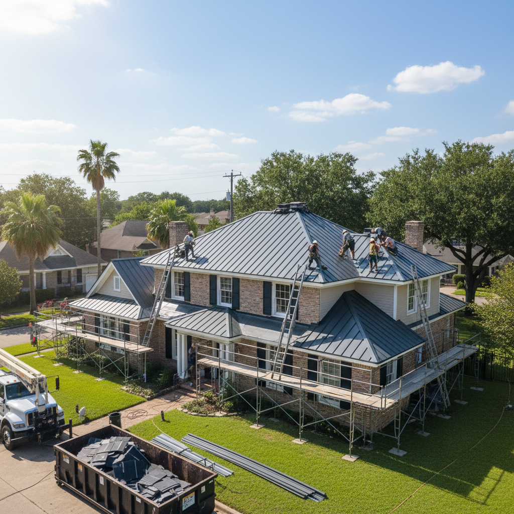 Complete Roof Replacement Houston