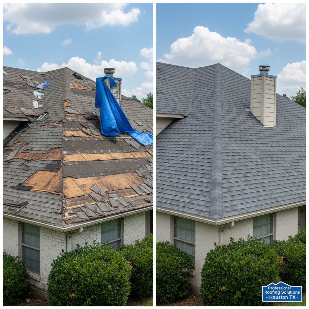 Roof Repair Project Houston